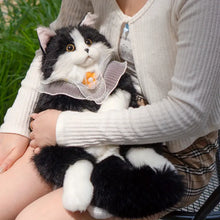 Load image into Gallery viewer, Petslify Tuxedo Cat Plush Backpack