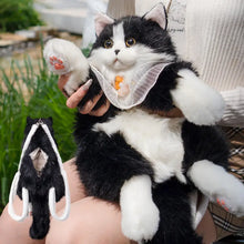 Load image into Gallery viewer, Petslify Tuxedo Cat Plush Backpack